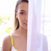 Teenager Kimber Lee takes off her sexy Lingerie