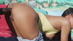 EBONY GIRL EDEN WEST BACKSHOTS