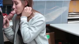 shoplyfter shoplifting teen fucks the hennessy officer hayden sucks