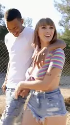 enjoys natural breasted ebony angel youngs