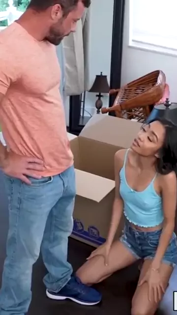 stepdads doggystyled kimiko stepdaughter shaft asian