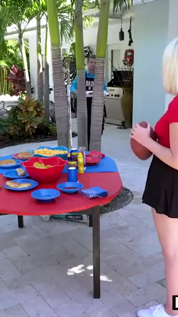 foursome stepdads football outdoor lession dodgy