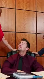 victim falling office cougars