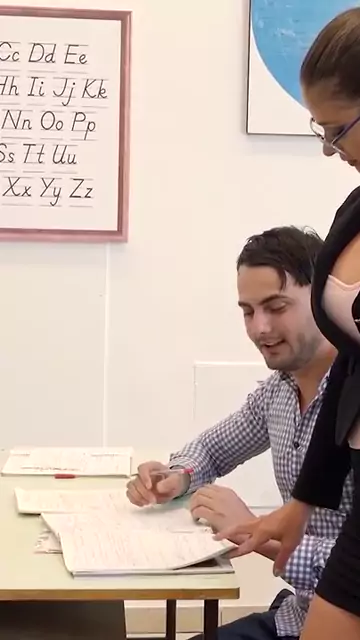 lesson teaches strict tittied