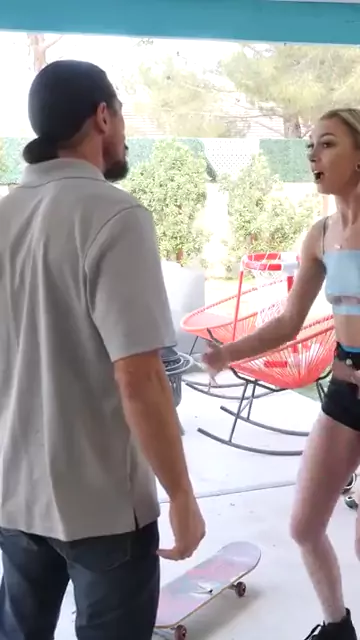 unruly multiple neighbor trespassing blonde facials4k facials