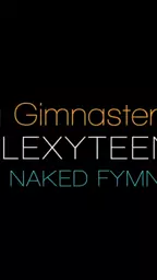 gymnastics tight bushy beauty doing gimnasterka