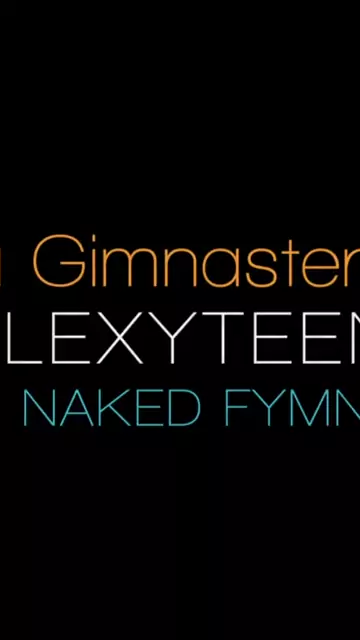 gymnastics tight bushy beauty doing gimnasterka