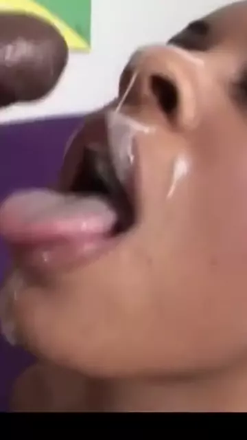 facial whore drenched black