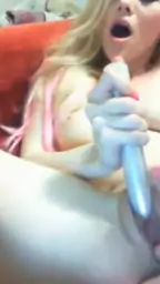 another webcam blonde on hot masturbating