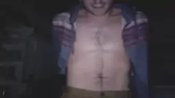 Cool guy masturbating with web cam