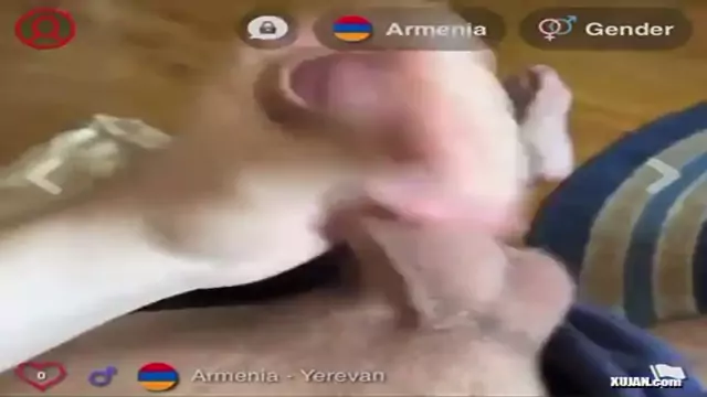 Armenian uncut dick cums