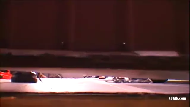 Сute blonde having sex in the garage
