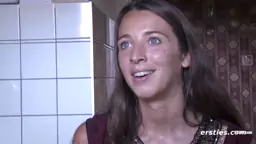 All Natural Solo Girl Masturbates Outside