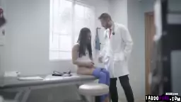 Horny doctor fucked a Kira Noirs black teen pussy