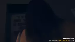 Ashley Adams Sucks Off Ebony Shaft Gloryhole