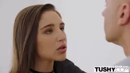Abella Danger is up for the ass pumping challenge