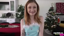 Step Sister her friend wants my dick on Christmas Andi Rose Scarlet Skies