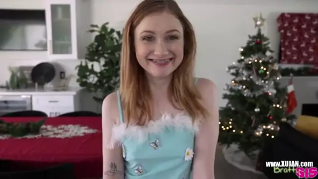 Step Sister her friend wants my dick on Christmas Andi Rose Scarlet Skies