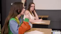 GIRLSWAY Schoolgirls fucking after exams Hazel Moore Samantha Reigns