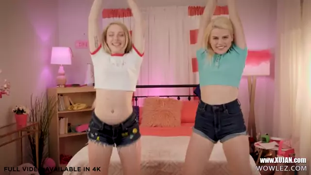 GIRLFRIENDS FILMS Dixie Lynn Nikki Sweet having first lesbian sex