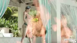 Cherrypimps Big Boobs Cherry of the Month Kenzie Anne Gets A Wet Poolside Fuck