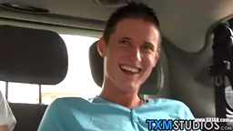 Athletic youngster banged hard while sucking thick dick