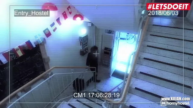 LETSDOEIT HornyHostel Barbara Bieber gets her tight German twat fucked by Dachs