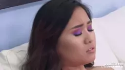Tiny Petite Asian Phoebe Kalib Loves Fucking a Huge Dick On Camera