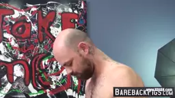 Bushy jock wants his bushy butt barebacked hard deep