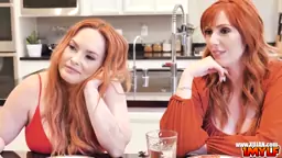 GF Aria Carson shares BF with her milfs