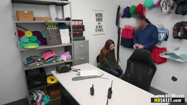 Jack Vegas strip searches fucks shoplifter Aria Carson
