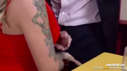 Fucking a pornstar behind wifeys back