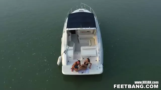 A lovely afternoon of a boat ride some footjob Tina Kay