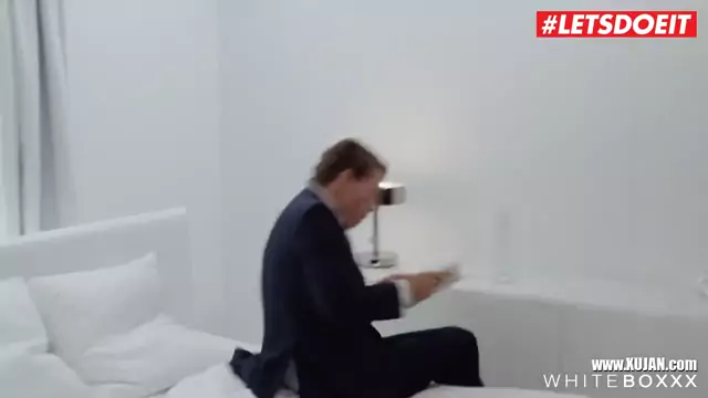 LETSDOEIT  Czech Lovita Fate fingers fucks her pierced twat with a white dildo
