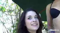 Britney Blue Lesbian Masturbate duo