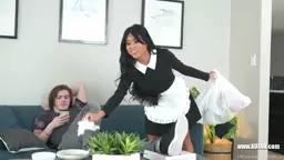 Asian Ember Snow Maid Ordered For Sex