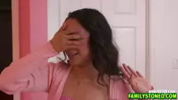 Step Daddy getting convinced by his stepdaughter to give her some cash