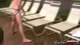 Buff daddy eats an butt before sliding his massive meat into it