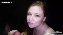 Fuck yeah redhead we love how you deepthroat