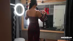 Tgirl singer Daisy Taylor her ebony fan fucks in the studio