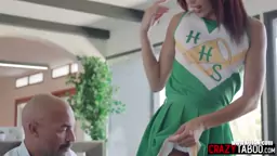 Cutie teen badly wants hard ass fucking so partners step daddy is perfect option
