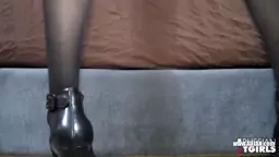 GROOBY CLUB LUSTFUL RUSSIAN TGIRL MASTURBATES HER BOOTY WITH A DILDO
