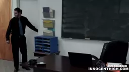 College Girl enjoys profs prick