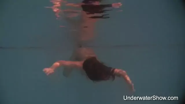 Erotic underwater show of Natalia