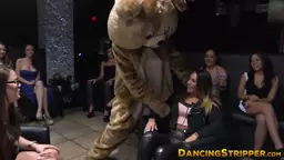 Party loving hot girl cunt slammed by big dicked stripper