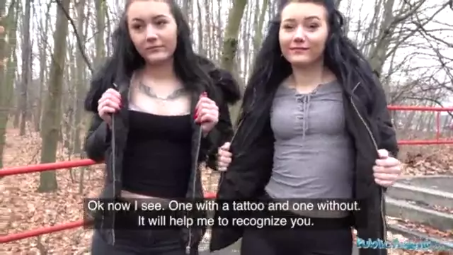 Public Agent Hot sisters found on the path for sex encounters