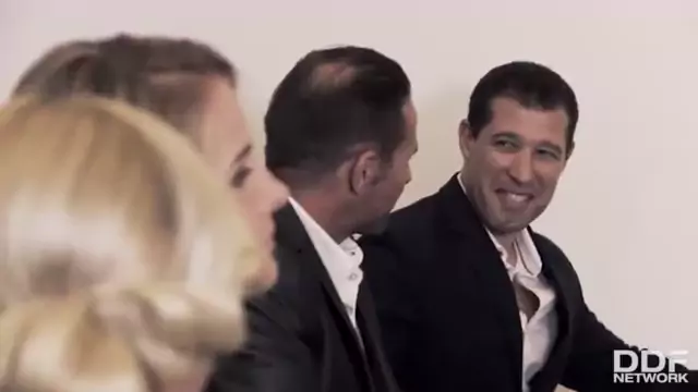 Judgement Day Sexy Lawyer Negotiates Double Penetration