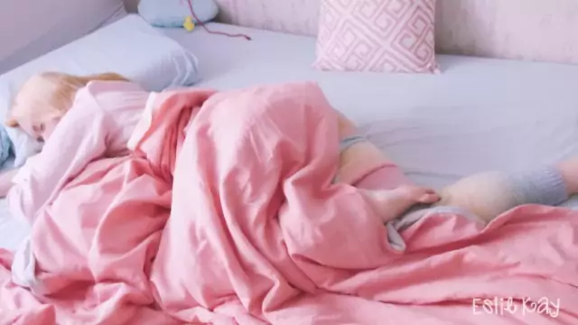 Horny step sis teasing spying napping step sis