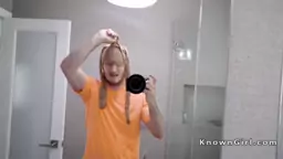 Pantyhose lover bangs his big ass girlfriend