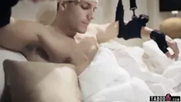 Step mom jerks off frustrated step son because he could not do it himself